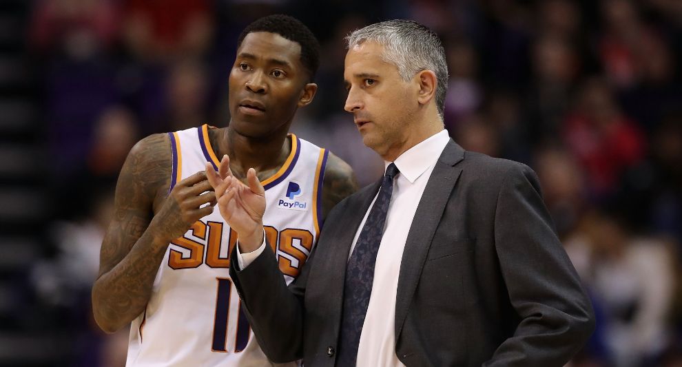 Igor Kokoškov sa igračem Phoenix Sunsa